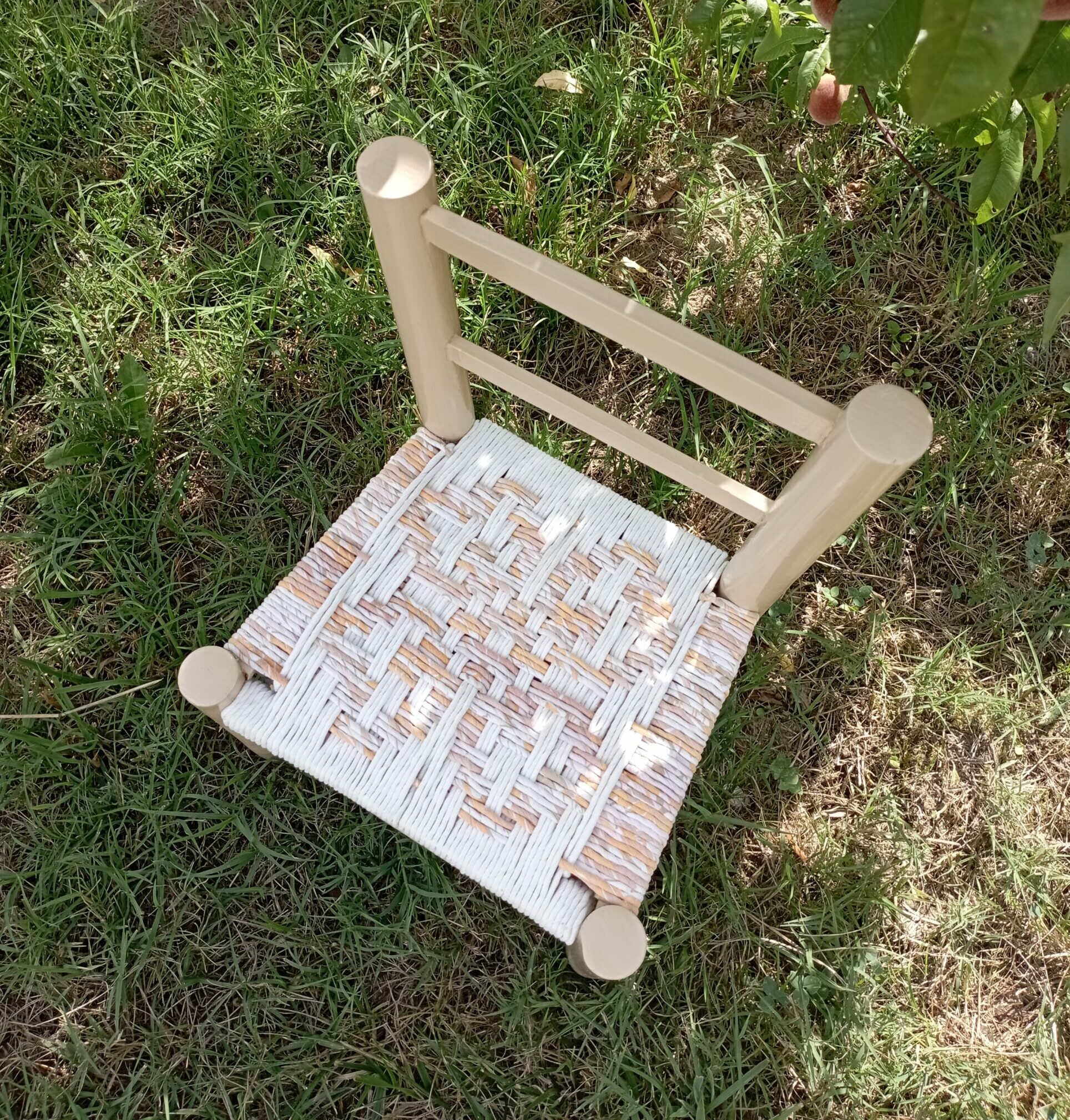 Petite chaise Fleur crème