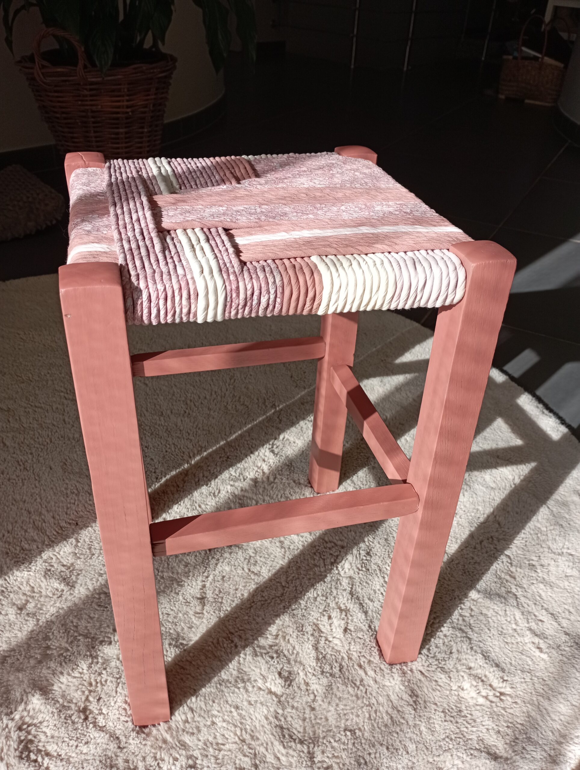 Tabouret terracota