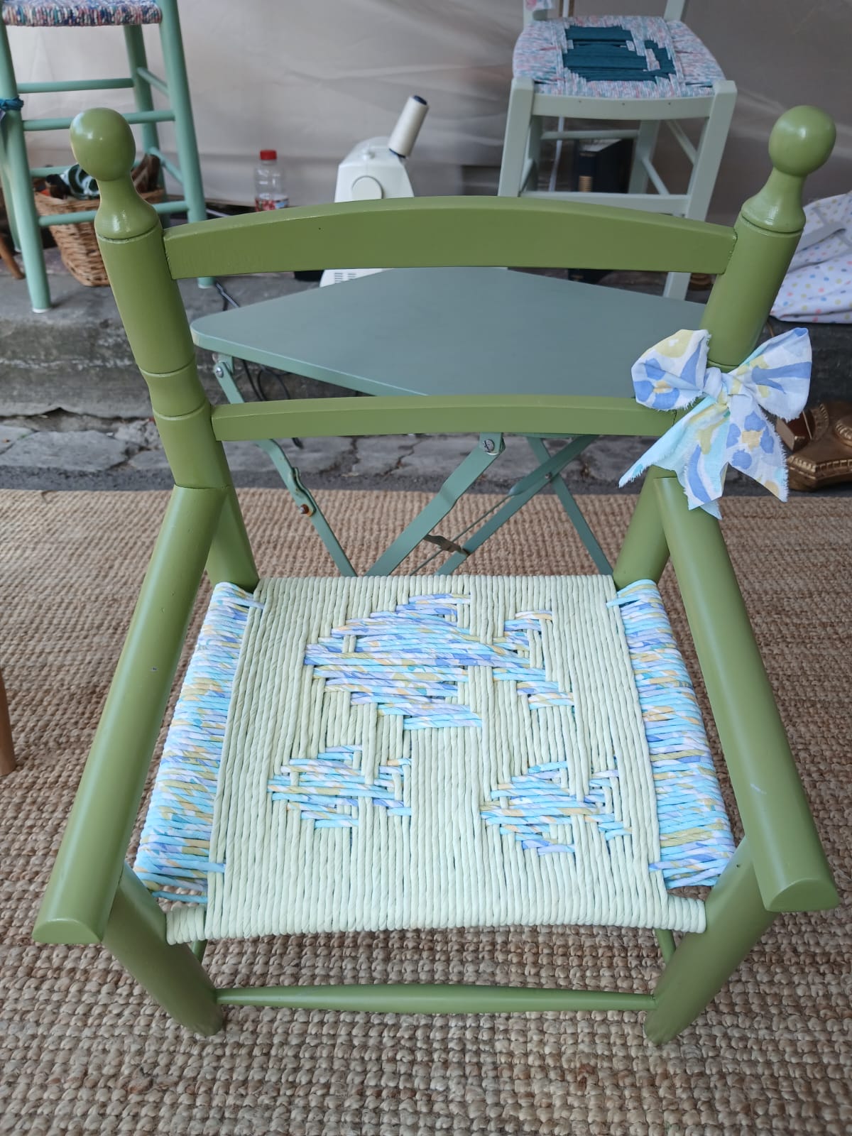 Petit fauteuil Poissons